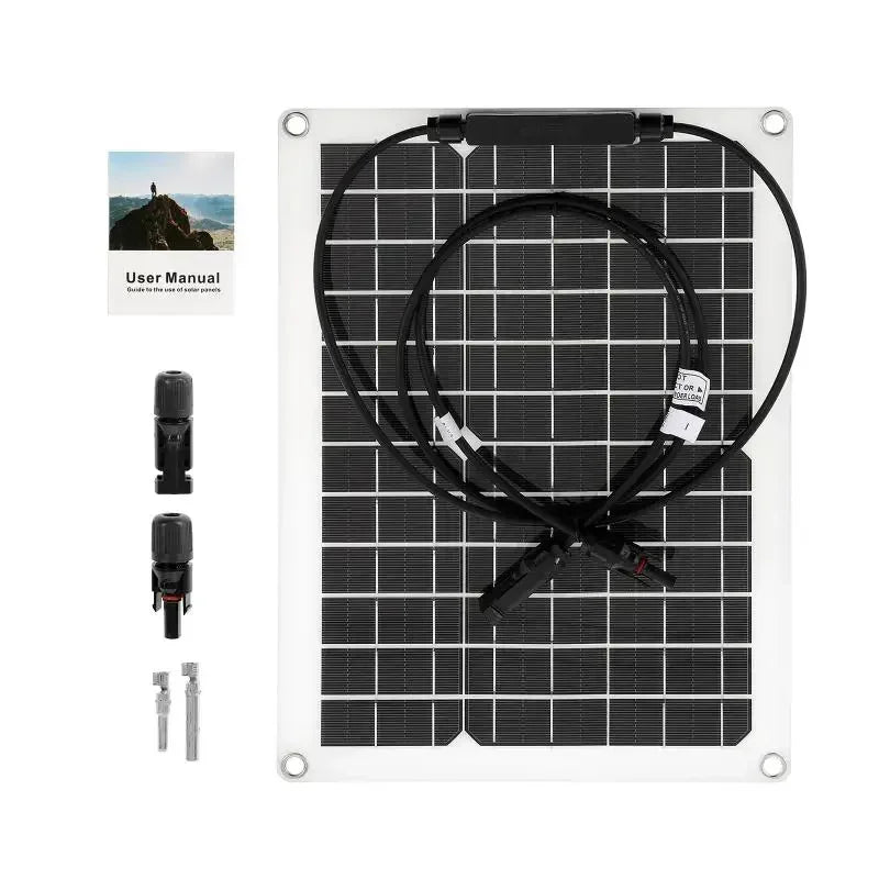 600W Solar Panel 12v/18V Flexible Solar Panel With 10A-100A Controller Suitable For Mobile Phones Car And RV Solar Panel Charger