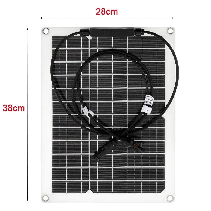 600W Solar Panel 12v/18V Flexible Solar Panel With 10A-100A Controller Suitable For Mobile Phones Car And RV Solar Panel Charger